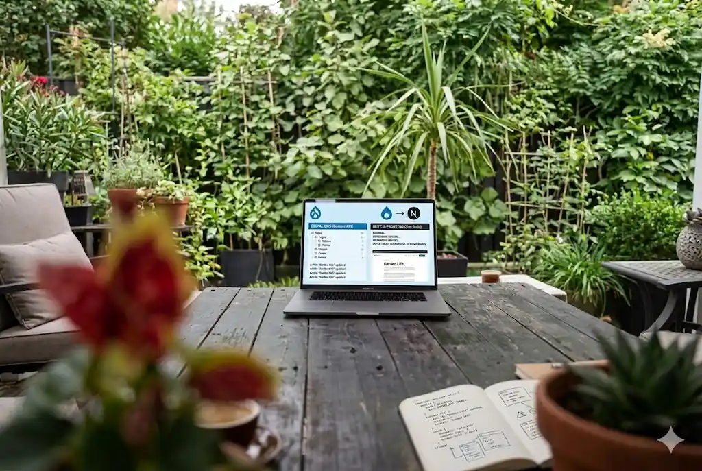 Headless Drupal mit Next.js – Decoupled CMS Entwicklung